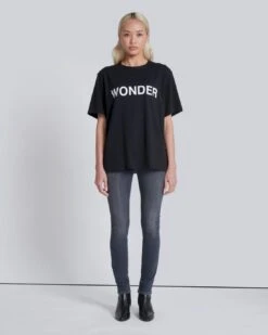 7 For All Mankind Wonder Graphic Tee In Black -7 For All Mankind Shop b5448845445f718ec8d5bfb370d934cd
