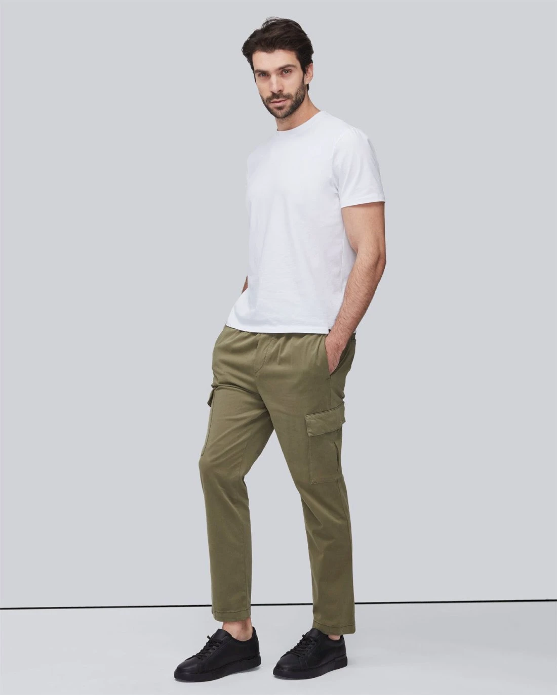 7 For All Mankind Luxe Performance Tee In White 4 7 For All Mankind Luxe Performance Tee In White - Image 2