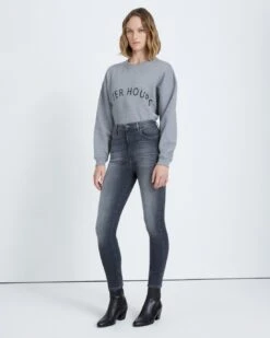 7 For All Mankind B(air) High Waist Ankle Skinny In Grey -7 For All Mankind Shop c33717b97020200f8f37d9b6ee3f4166