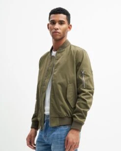 7 For All Mankind Tech Bomber Jacket In Military Green -7 For All Mankind Shop d2b49405e00c46cc351efbad7956f8f9