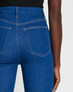 7 For All Mankind No Filter Ultra High Rise Skinny Flare In Aquamarine -7 For All Mankind Shop d4e8029ad8fdff4bfdb11638f62ab24e