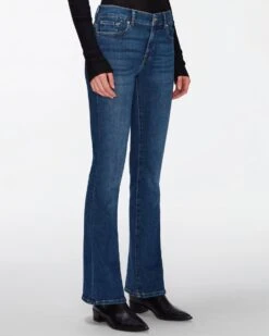 7 For All Mankind Tailorless Bootcut In Mid Blue