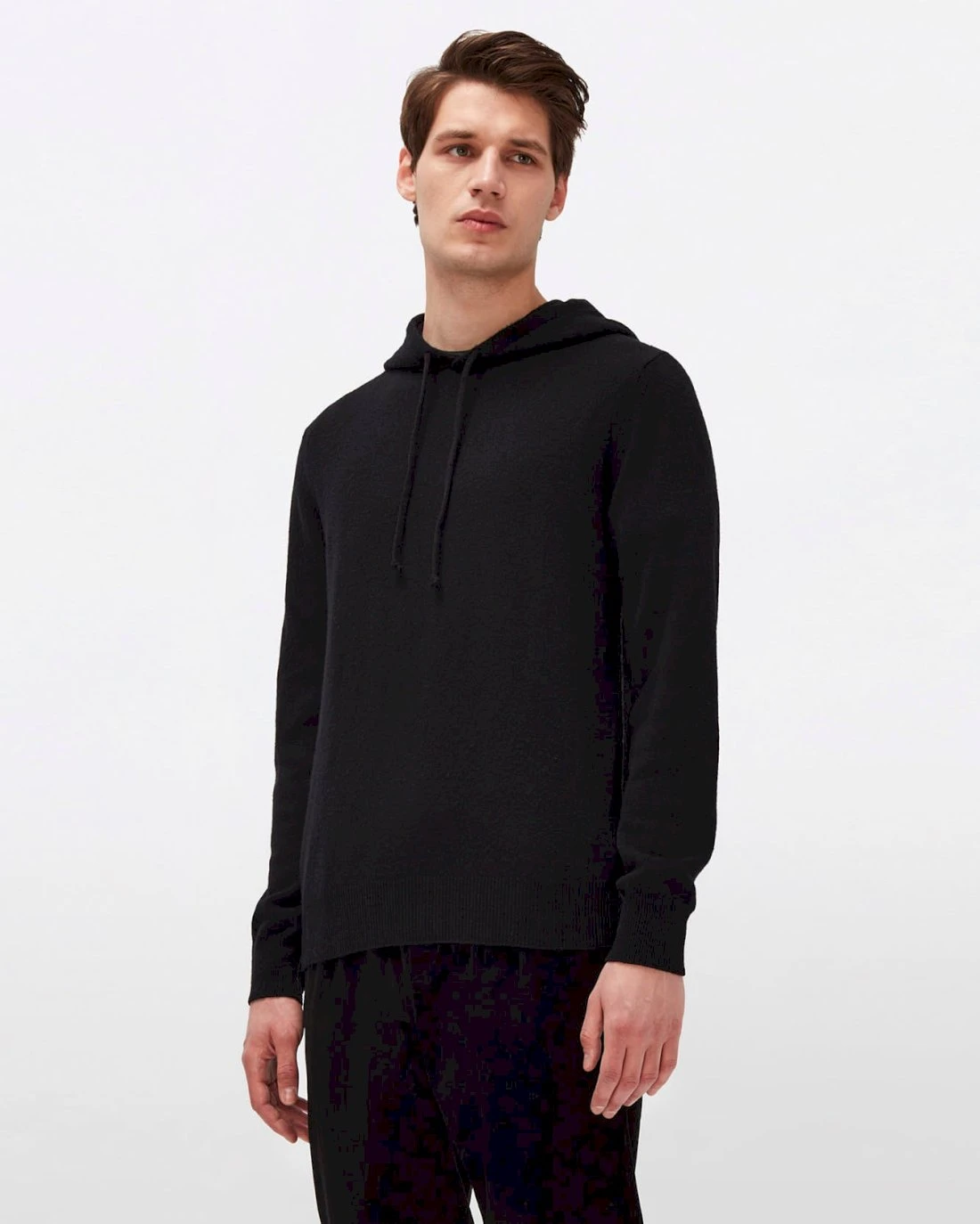 7 For All Mankind Cashmere Hoodie In Black 3 7 For All Mankind Cashmere Hoodie In Black