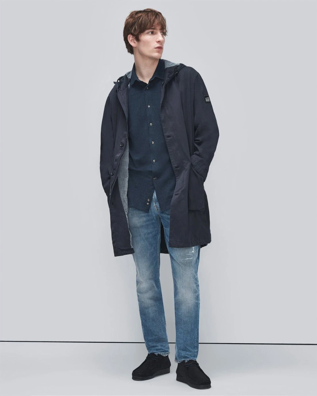 7 For All Mankind Parka In Navy 5 7 For All Mankind Parka In Navy - Image 3