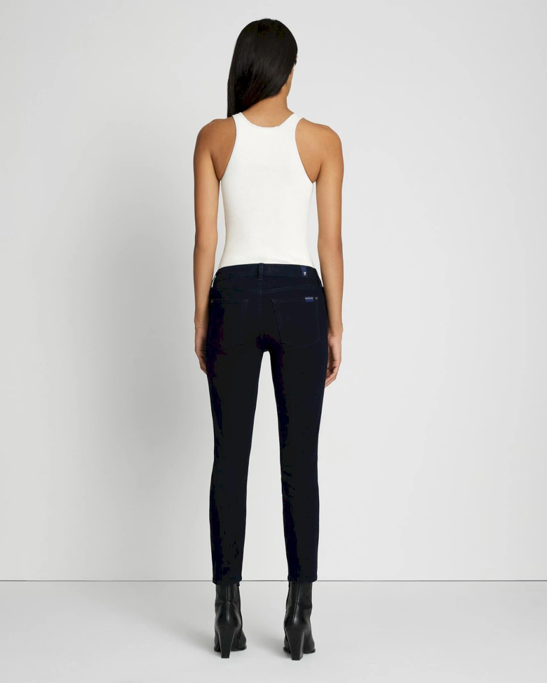 7 For All Mankind B(air) High Waist Ankle Skinny In Majesty 6 7 For All Mankind B(air) High Waist Ankle Skinny In Majesty - Image 4