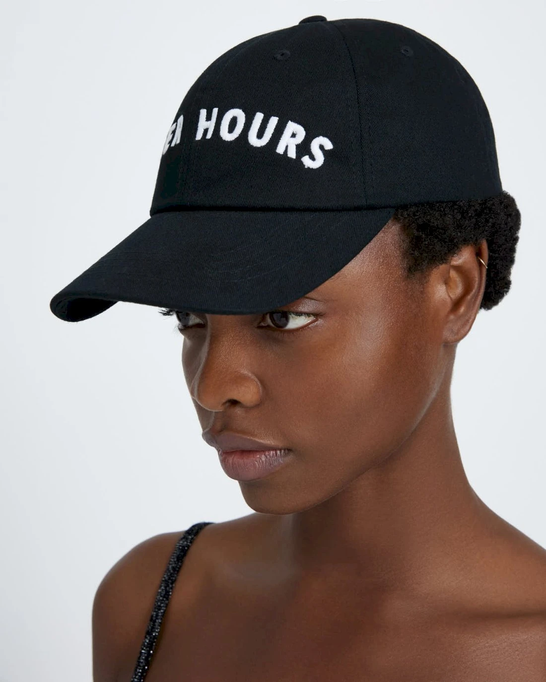 7 For All Mankind After Hours Baseball Cap In Black 5 7 For All Mankind After Hours Baseball Cap In Black - Image 3