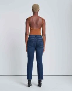 7 For All Mankind Broken Twill High Waist Slim Kick In Mad Hatter -7 For All Mankind Shop fe901a7433a632c525fc3313d5d51f04